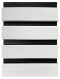 WPC Akustikpaneel Outdoor Weiß